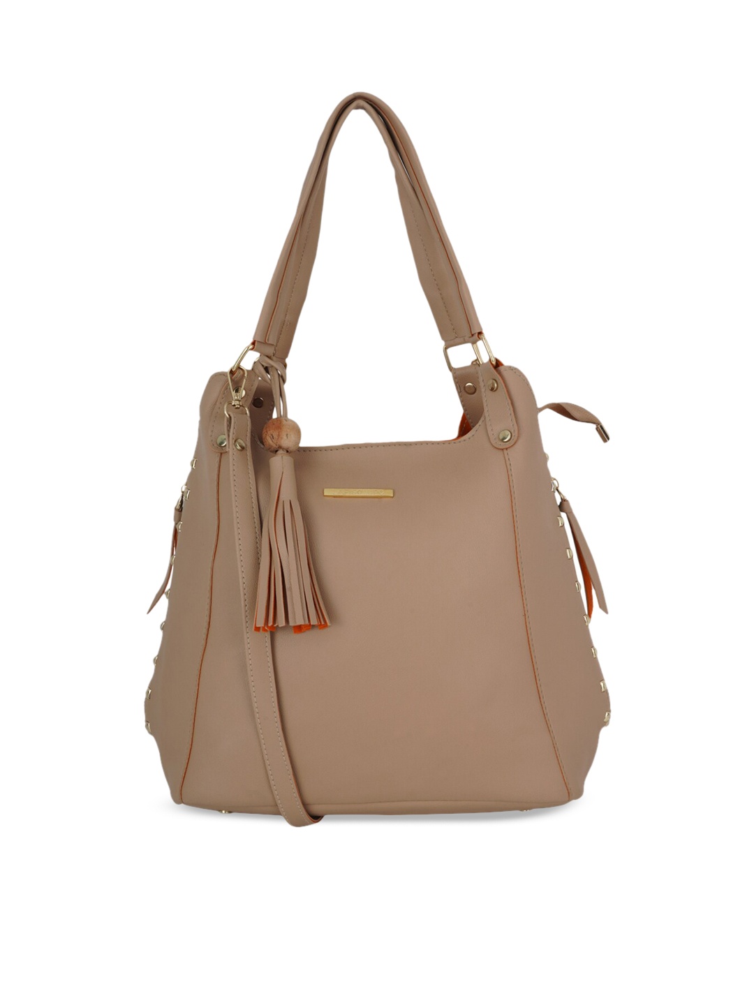 

Lapis O Lupo Beige Shopper Shoulder Bag with Tasselled