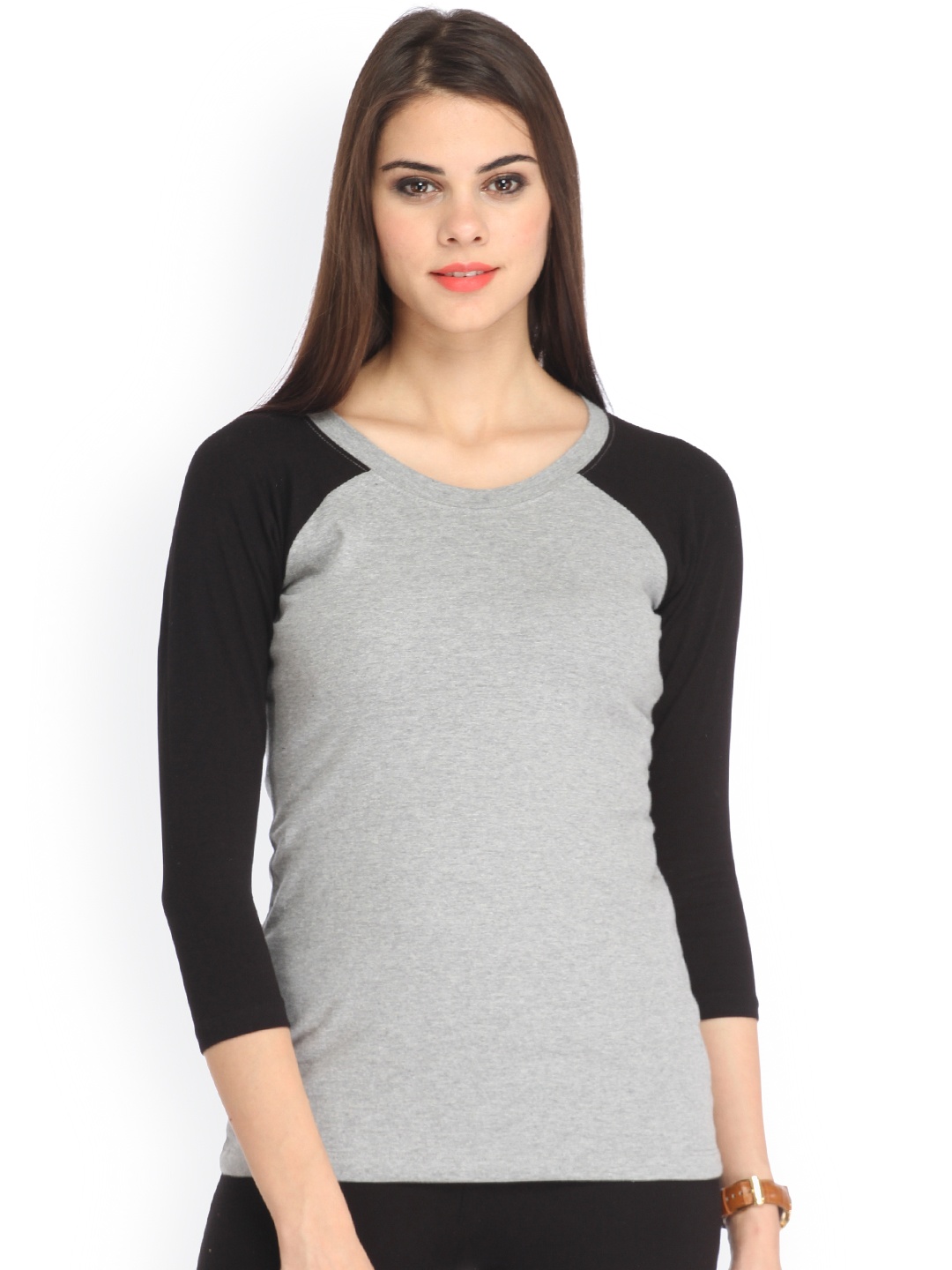 

Cation Grey Melange Top