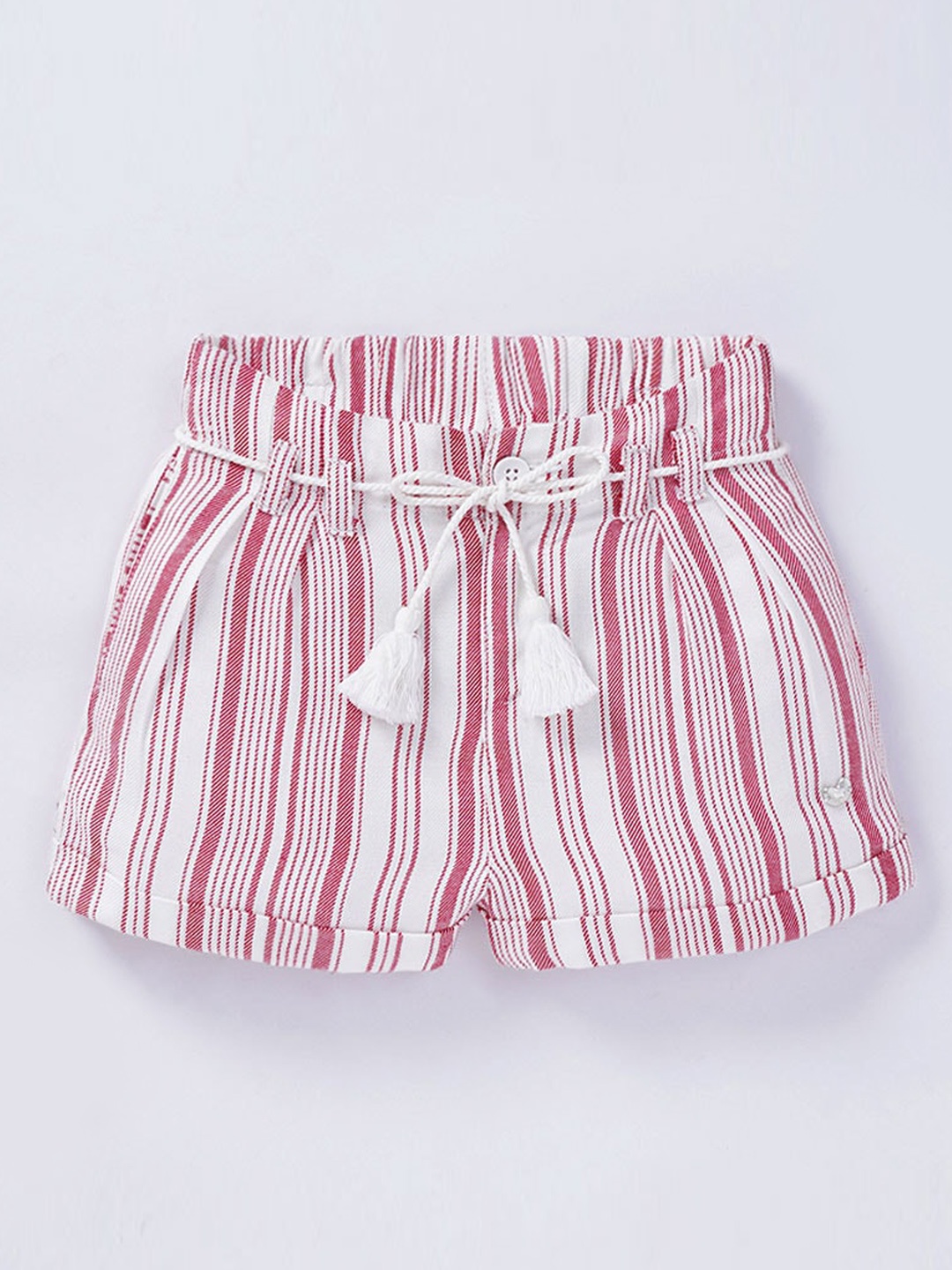 

Ed-a-Mamma Girls Pink & White Striped Shorts