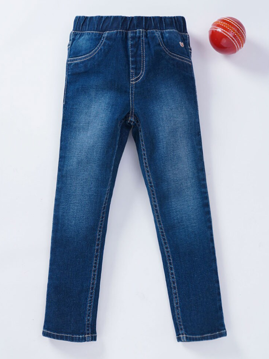 

Ed-a-Mamma Girls Blue Washed Denim Jeggings