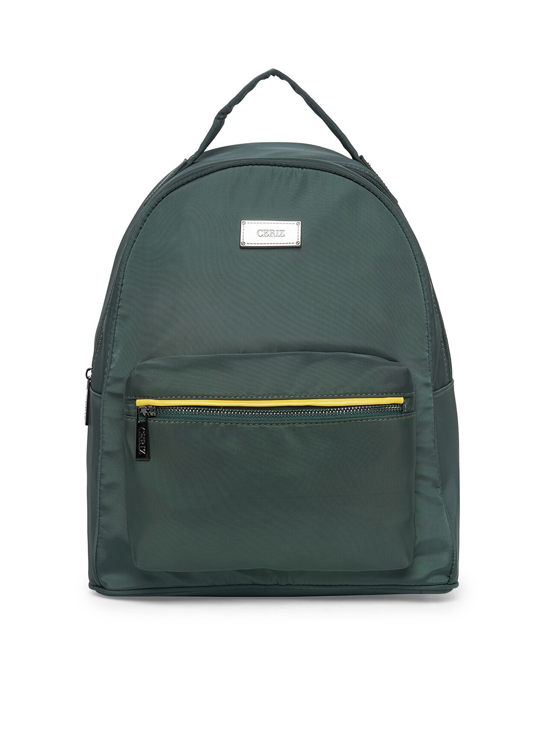

CERIZ Women Green Solid Backpack