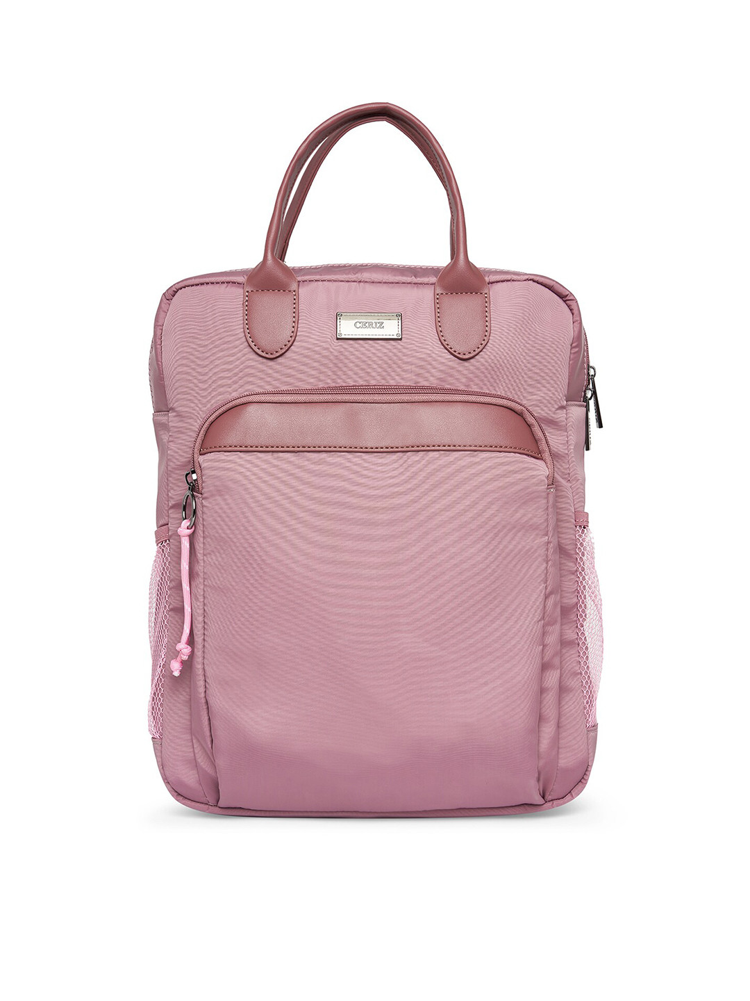 

CERIZ Women Mauve Solid Backpack