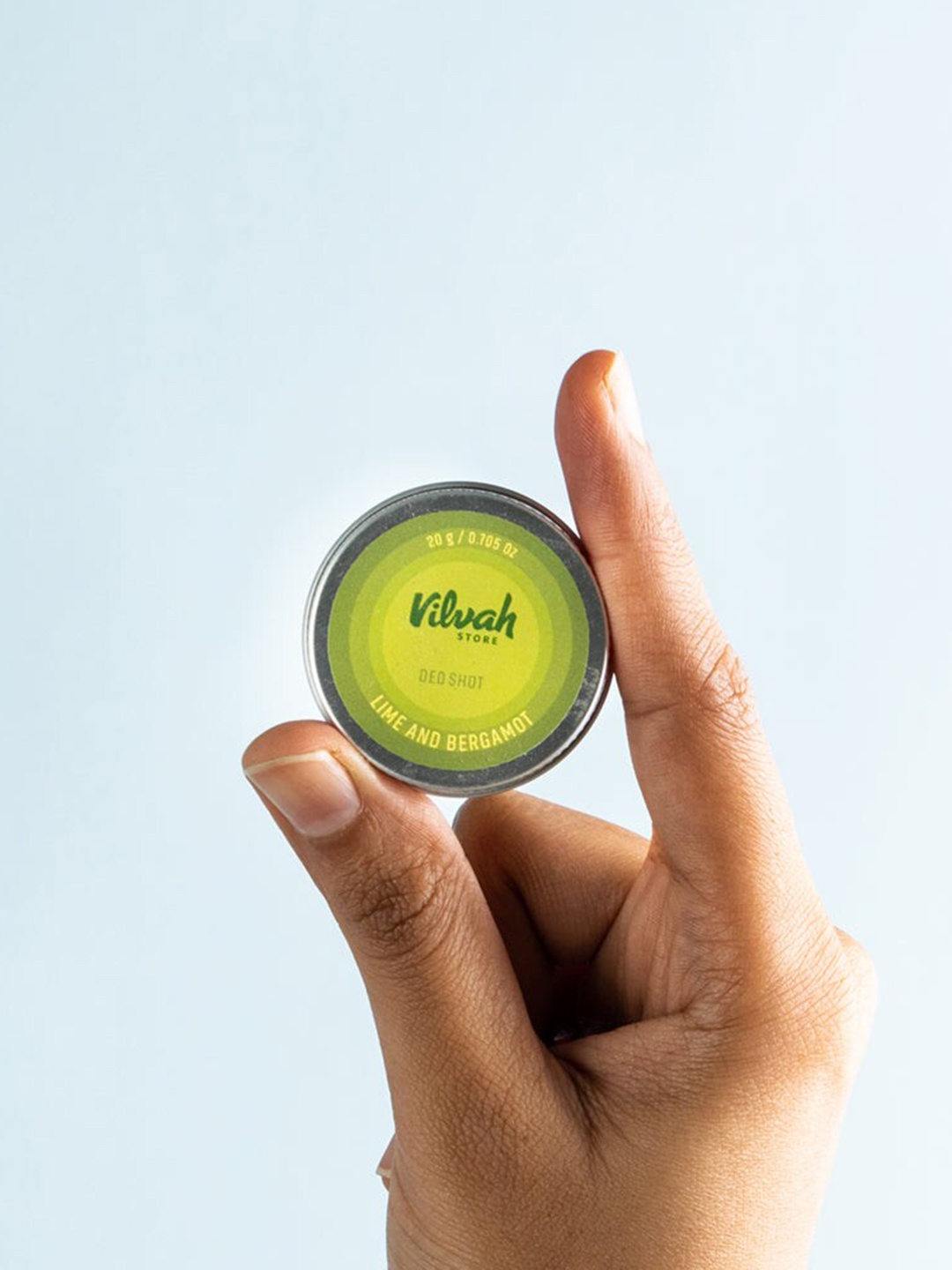 

Vilvah Store Deo Shot with Lime & Bergamot - 20 g, Green