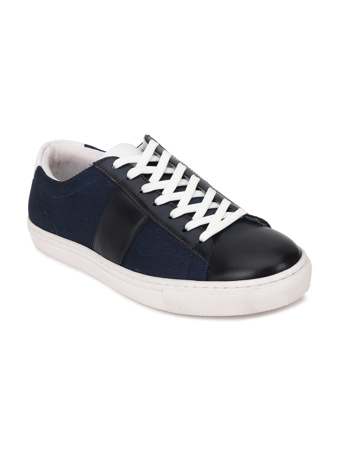 

FOREVER 21 Women Black Colourblocked PU Sneakers