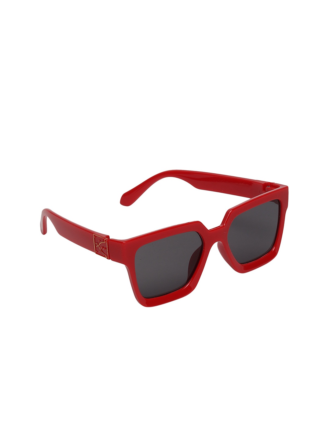 

FROGGY Unisex Kids Black Lens & Red Square Sunglasses with UV Protected Lens