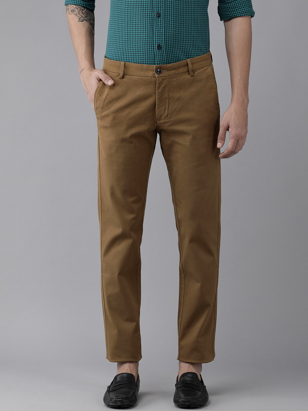 

Arrow Men Khaki Original Slim Fit Trousers