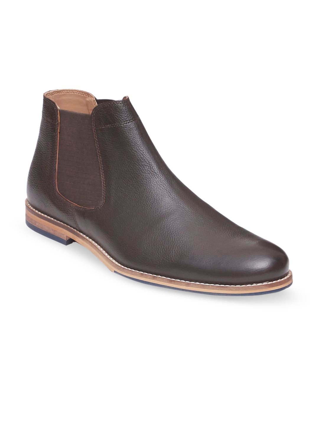 

HATS OFF ACCESSORIES Men Brown Leather Flat Boots