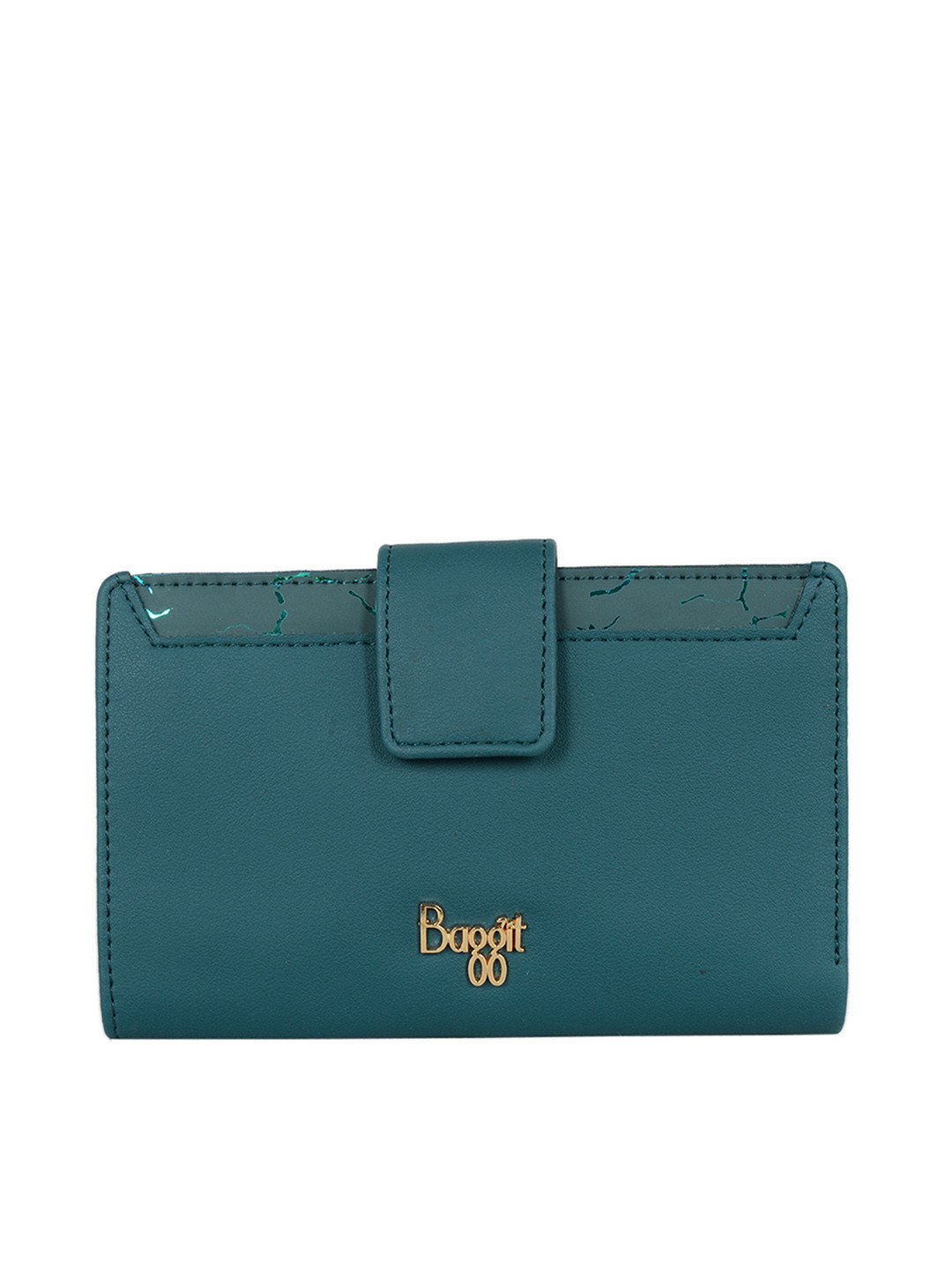 

Baggit Women Teal Green Two Fold Wallet