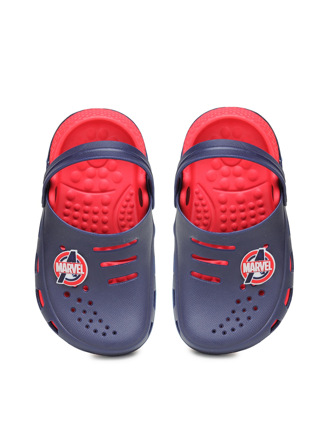 

toothless Boys Navy Blue & Red Marvel Avengers Captain America Clogs