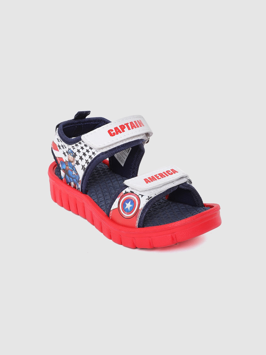 

toothless Boys Navy Blue & Red Marvel Avengers Printed Sports Sandals