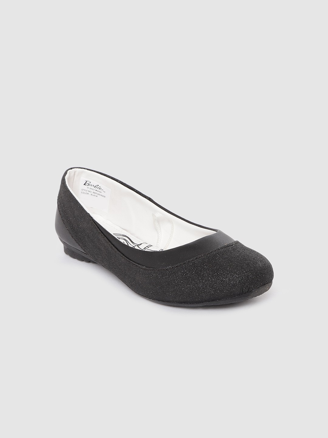 

toothless Girls Black Barbie Ballerinas