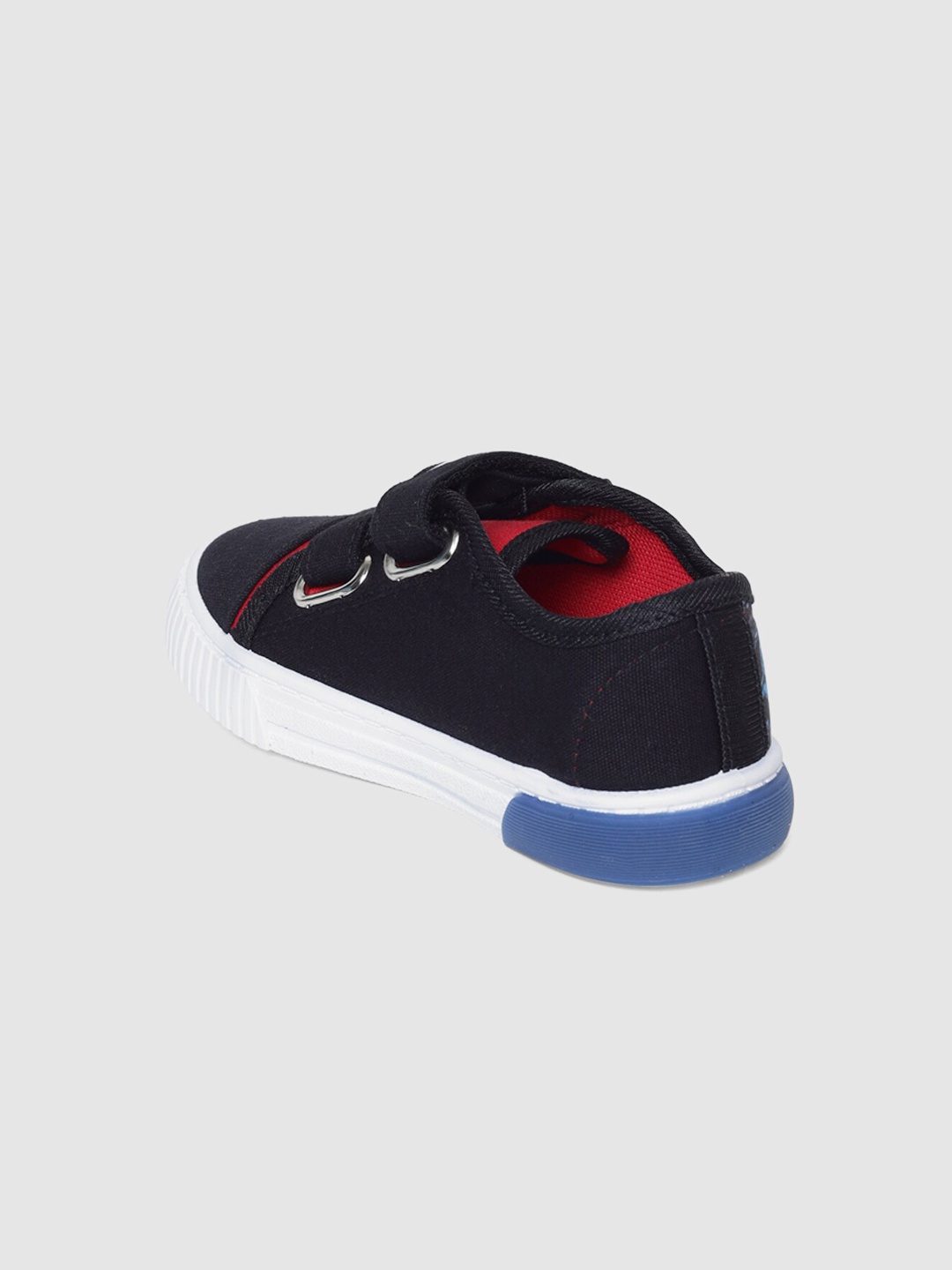 

shoexpress Boys Black & Red Spider-Man Striped Sneakers
