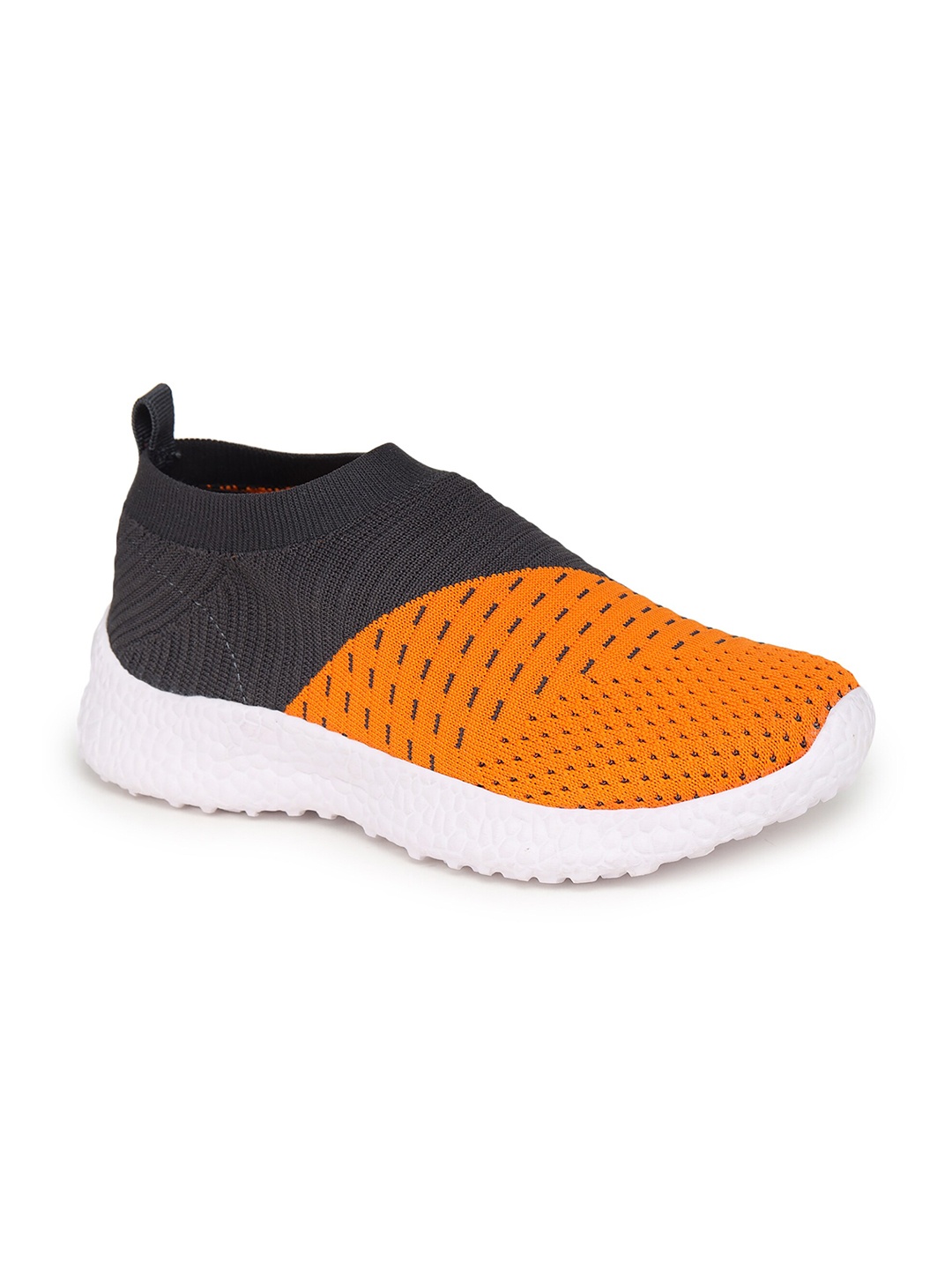 

TRASE Boys Grey & Orange Running Shoes