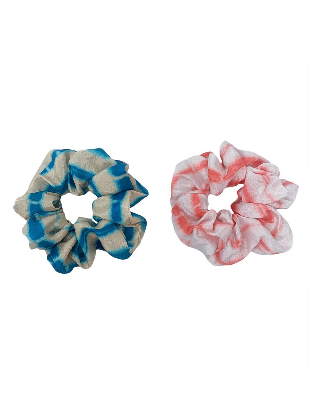 

Mint & Oak Women Blue & Peach Set of 2 Ponytail Holders