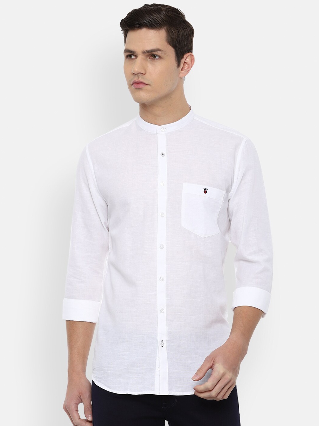 

Louis Philippe Sport Men White Slim Fit Casual Shirt