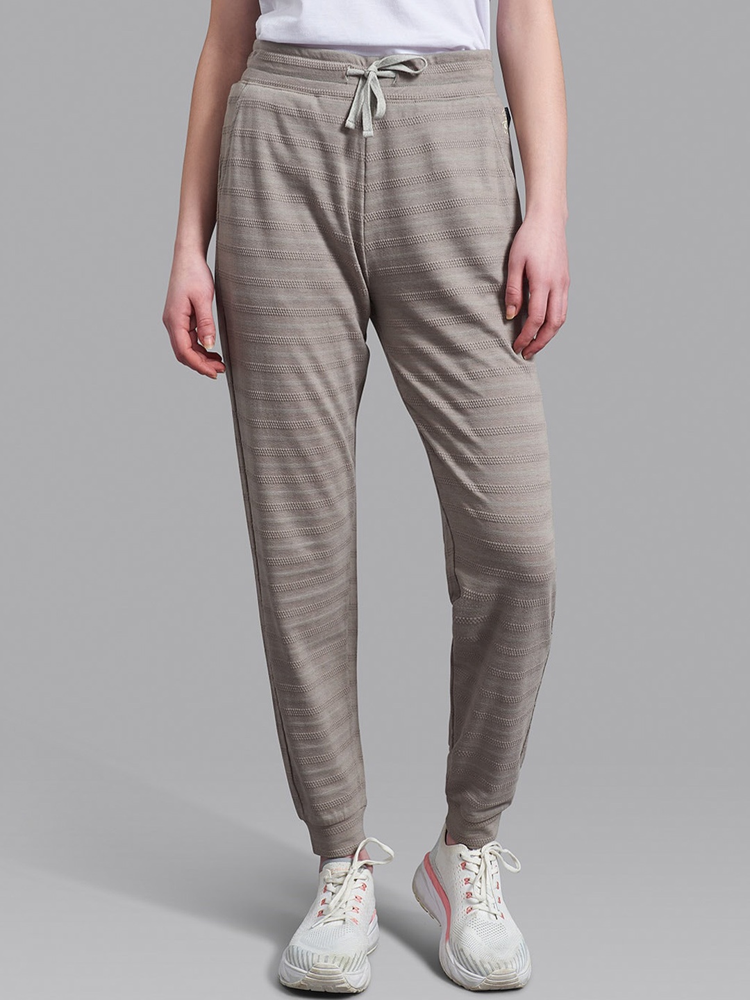 

Beverly Hills Polo Club Women Grey Regular Fit Cotton Track Pants