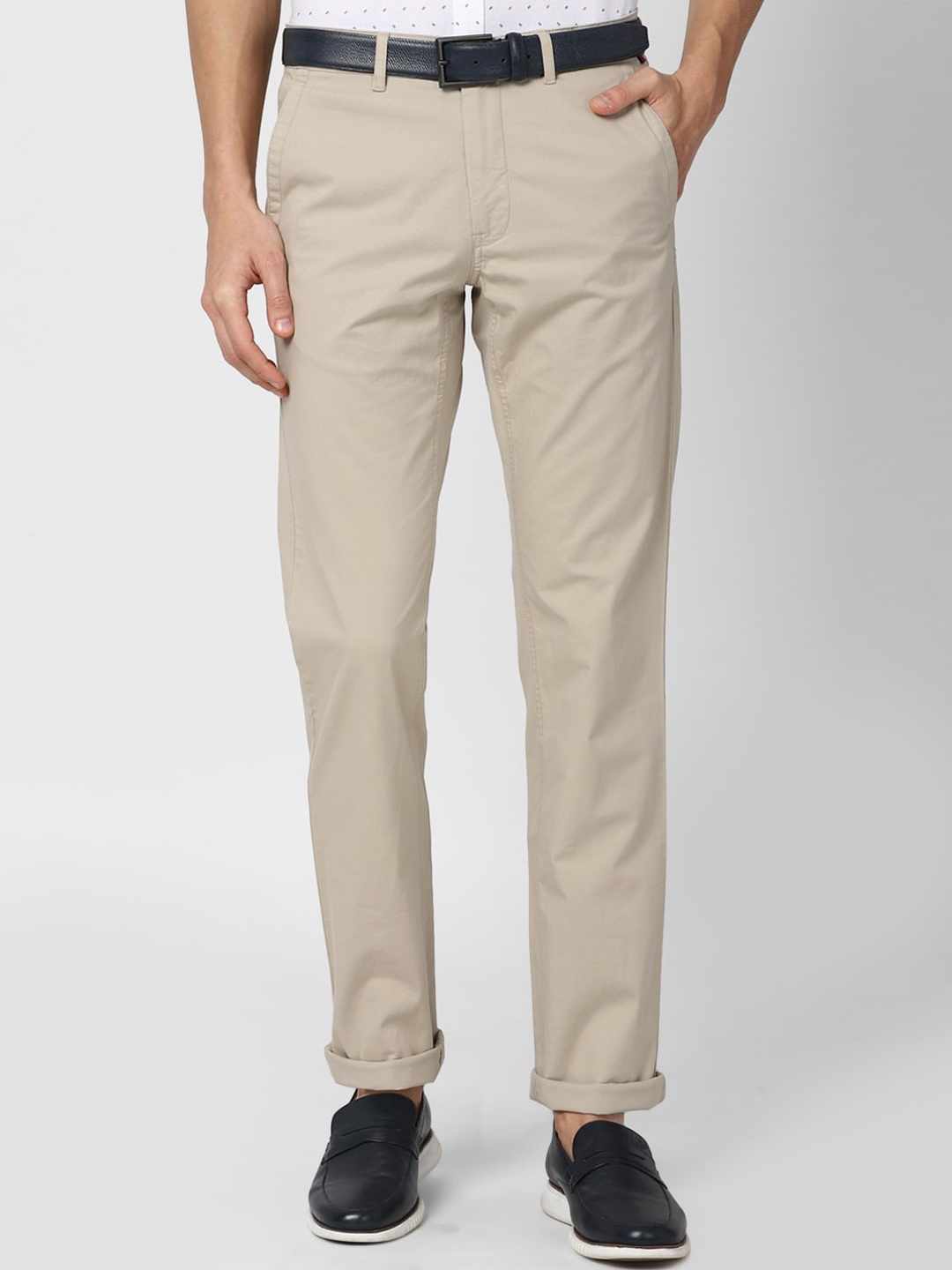 

Van Heusen Sport Men Beige Slim Fit Trousers