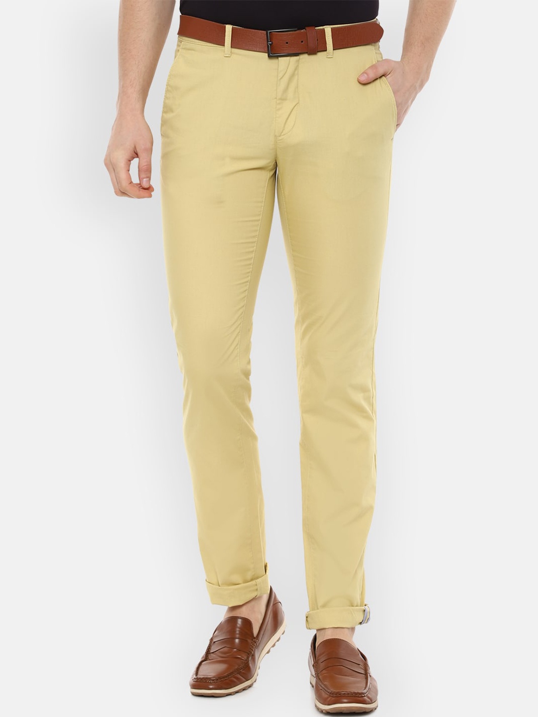 

Van Heusen Sport Men Beige Slim Fit Trousers