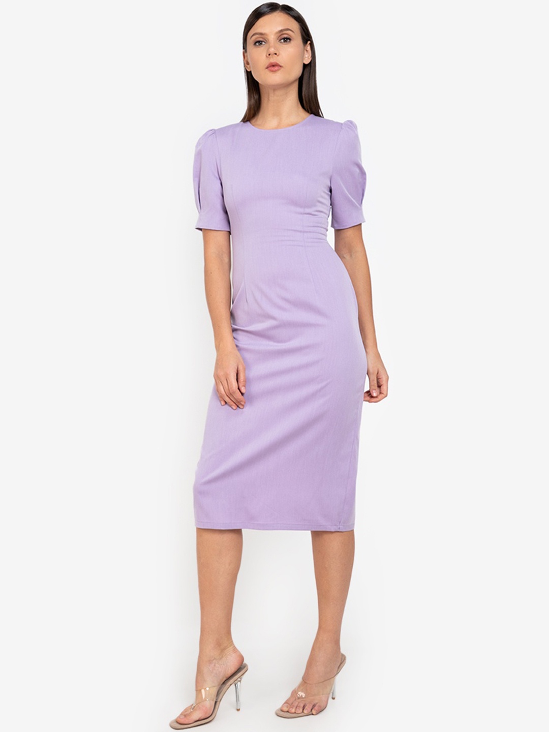 

ZALORA WORK Black Sheath Dress