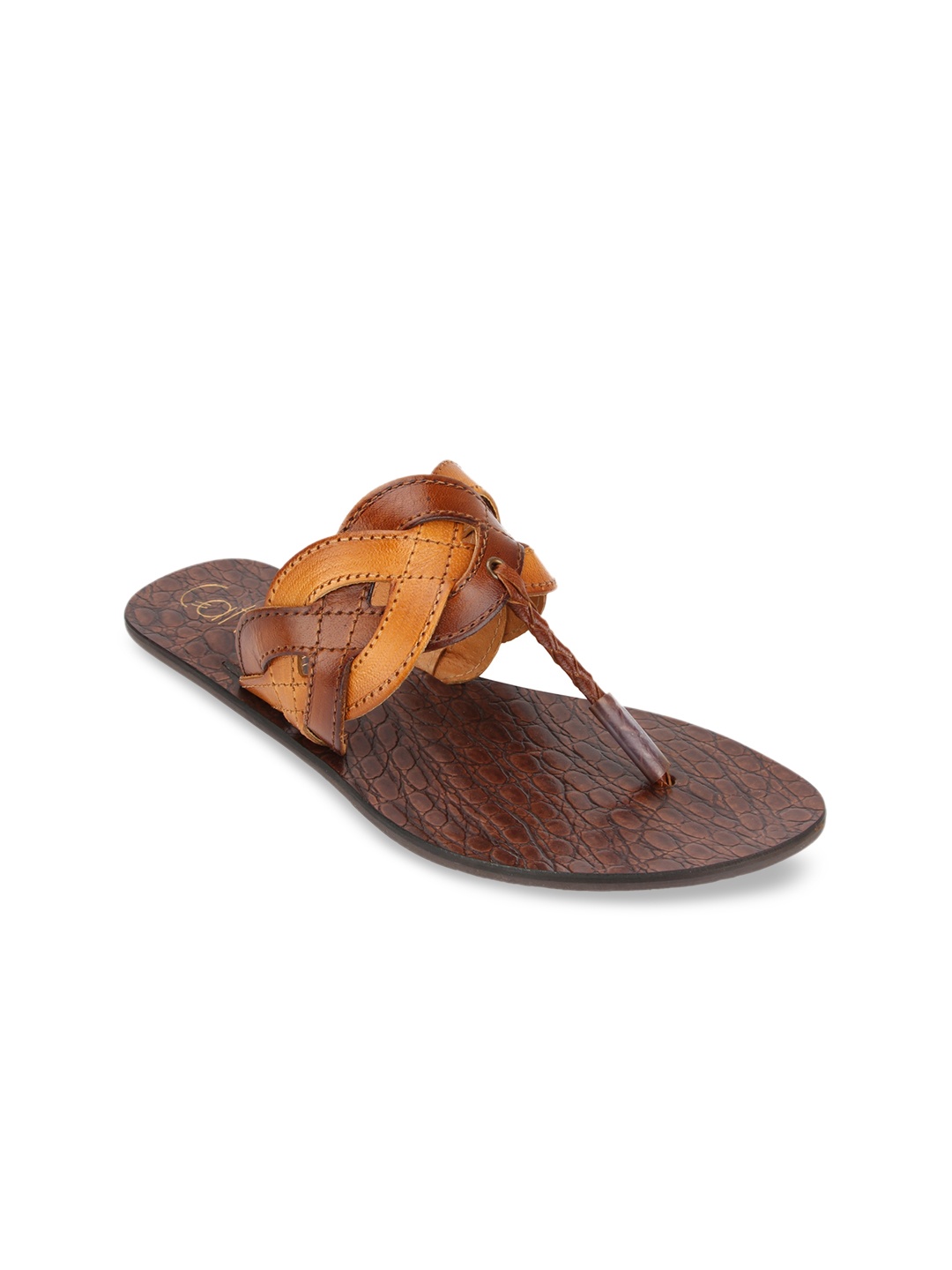 

Catwalk Women Tan T-Strap Flats