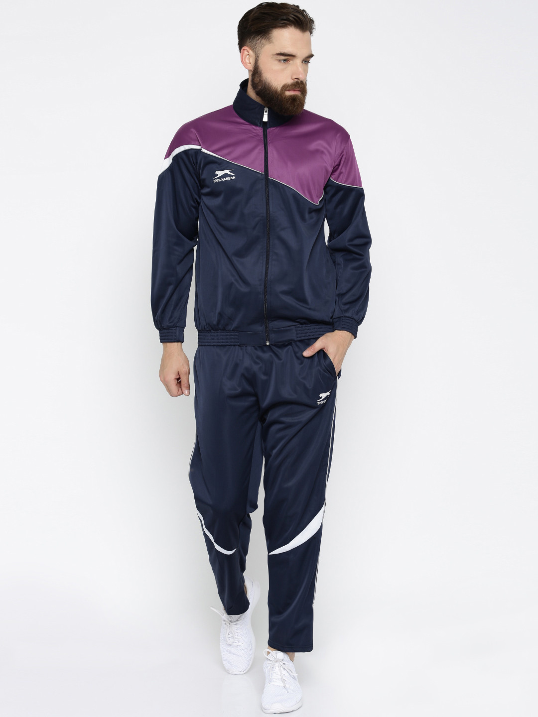 

Shiv Naresh Navy Tracksuit, Navy blue