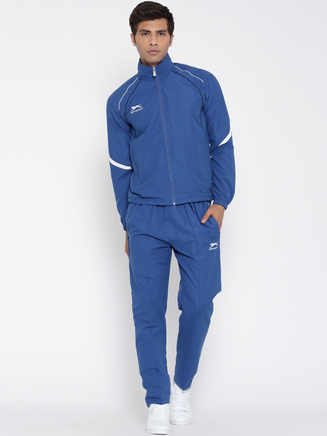 

Shiv Naresh Blue Tracksuit with Detachable Hood