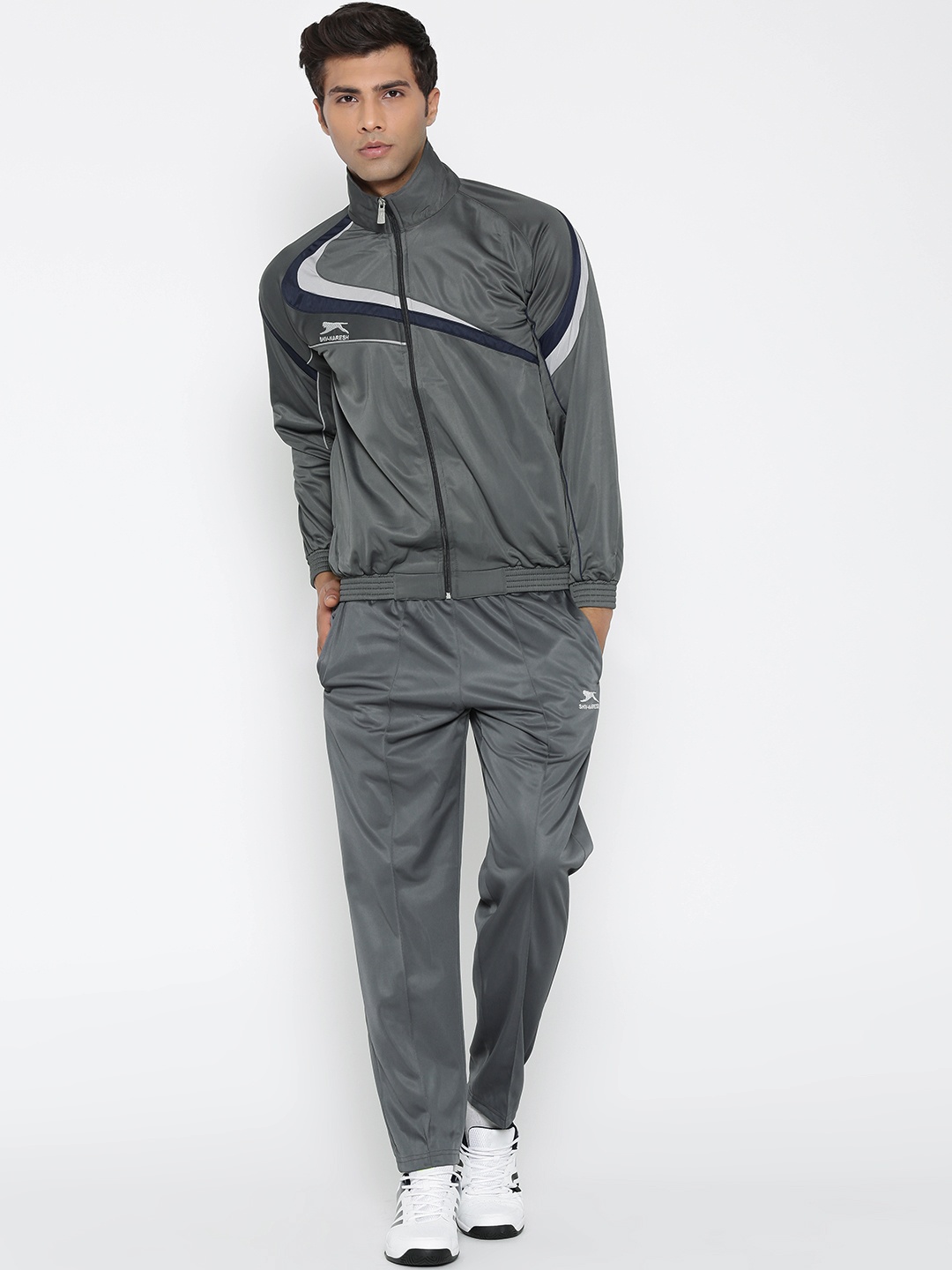 

Shiv Naresh Grey Striped Detail Tracksuit
