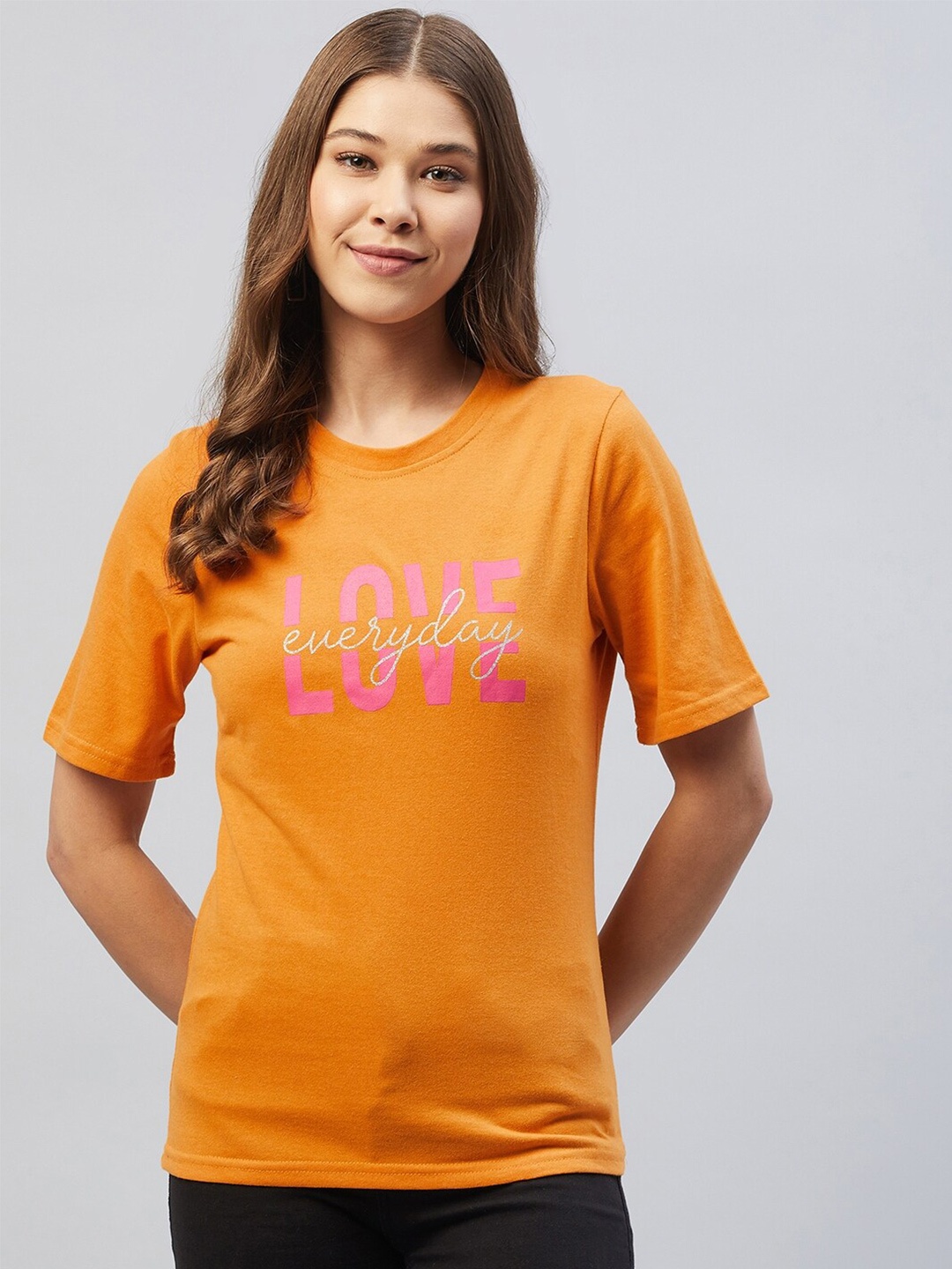 

Vvoguish Women Yellow Print Top