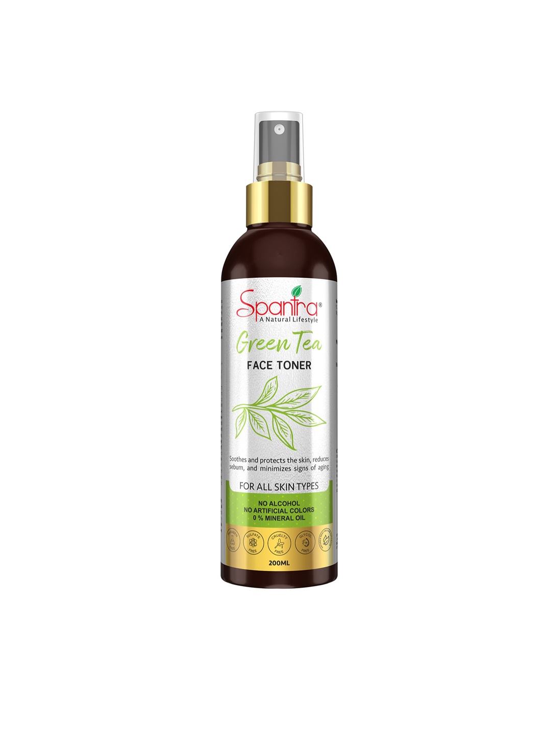 

Spantra Green Tea Face Toner for All Skin Types - 200 ml