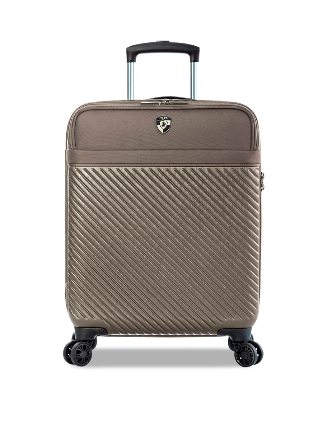 

Heys Grey Textured Hard-Sided Cabin Trolley Suitcase