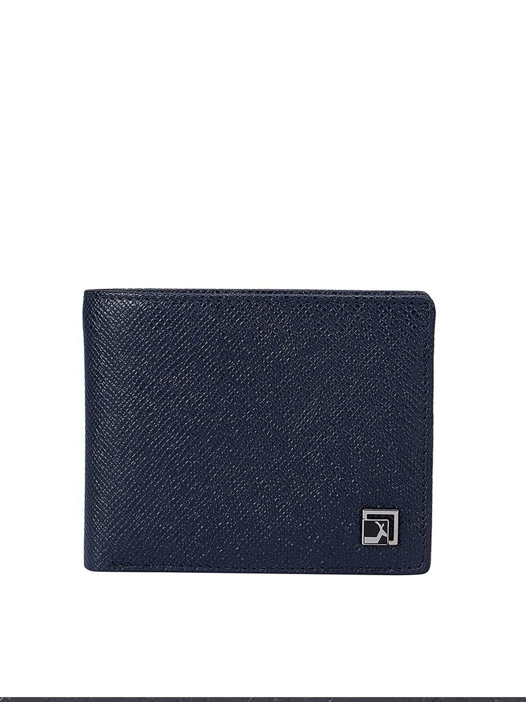 

Da Milano Men Blue Solid Two Fold Wallet