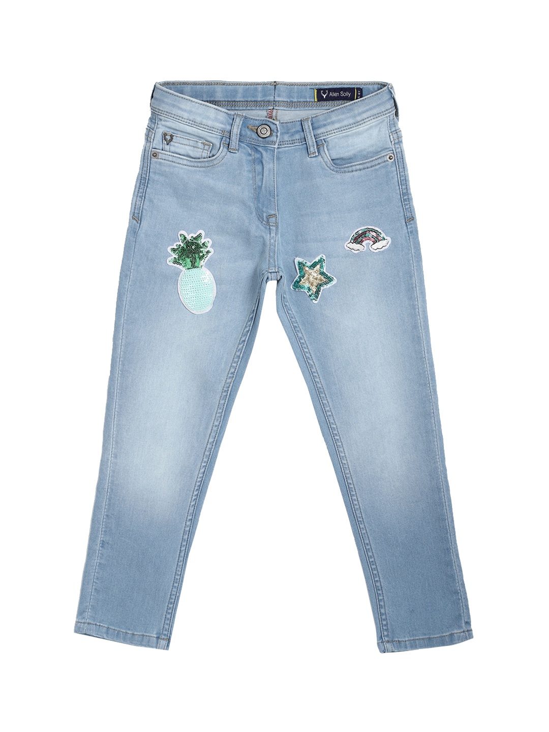 

Allen Solly Junior Girls Blue Skinny Fit Light Fade Jeans