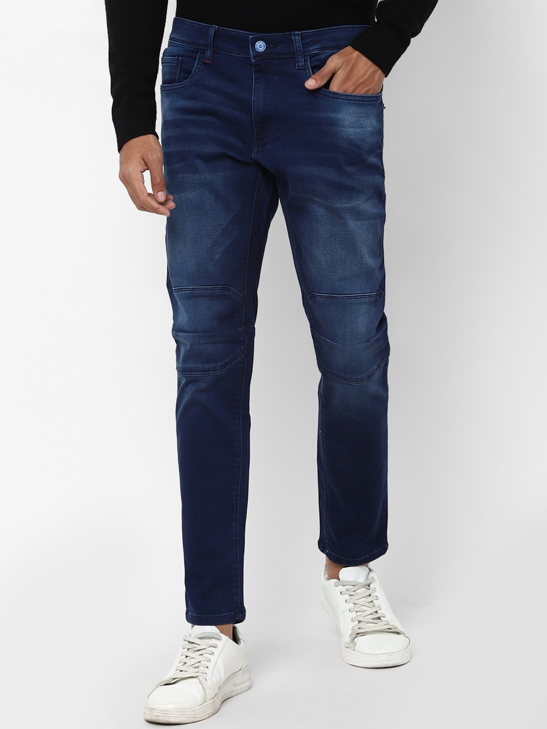 

Allen Solly Men Navy Blue Skinny Fit Light Fade Jeans