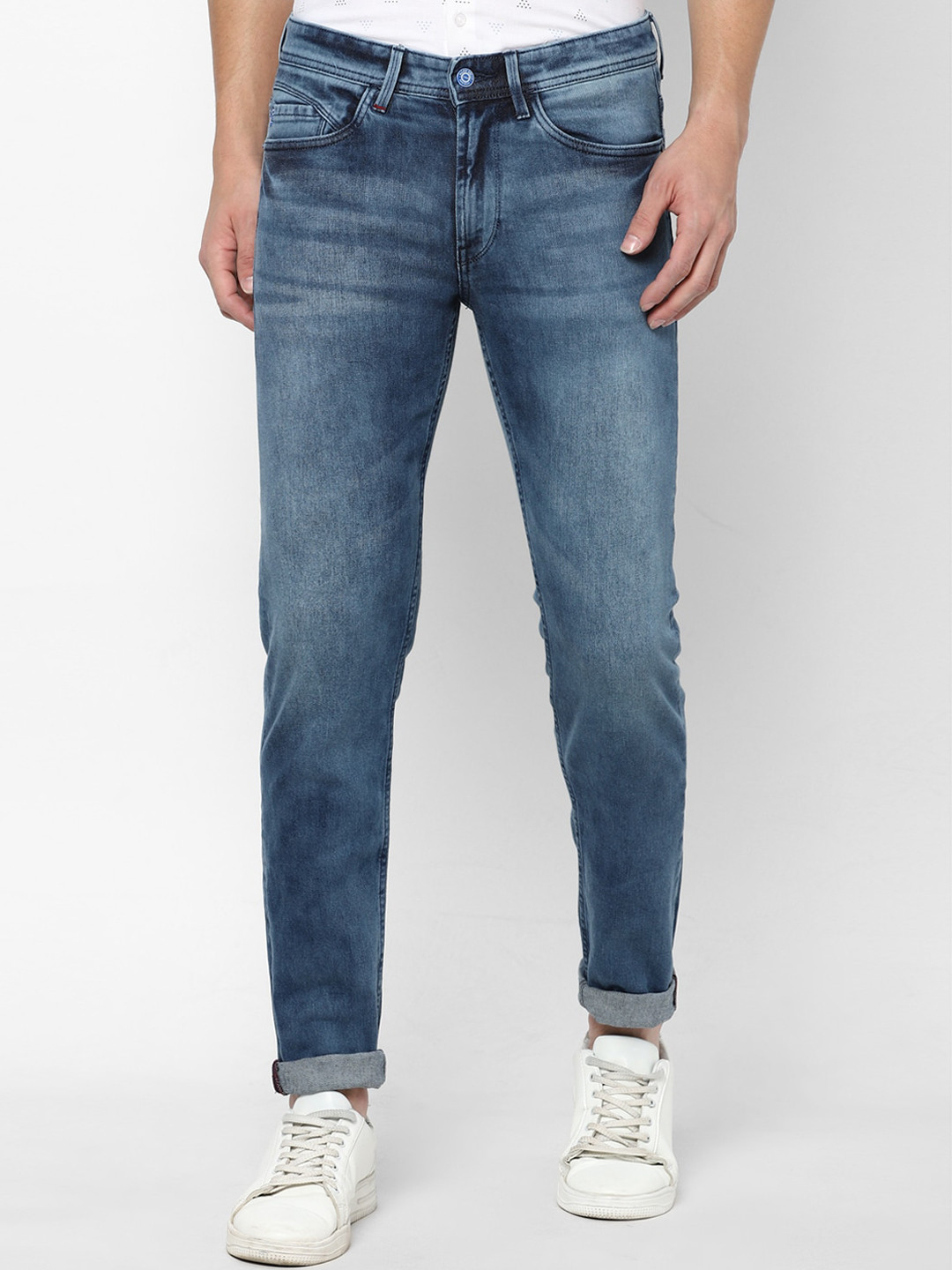 

Allen Solly Men Blue Skinny Fit Heavy Fade Jeans