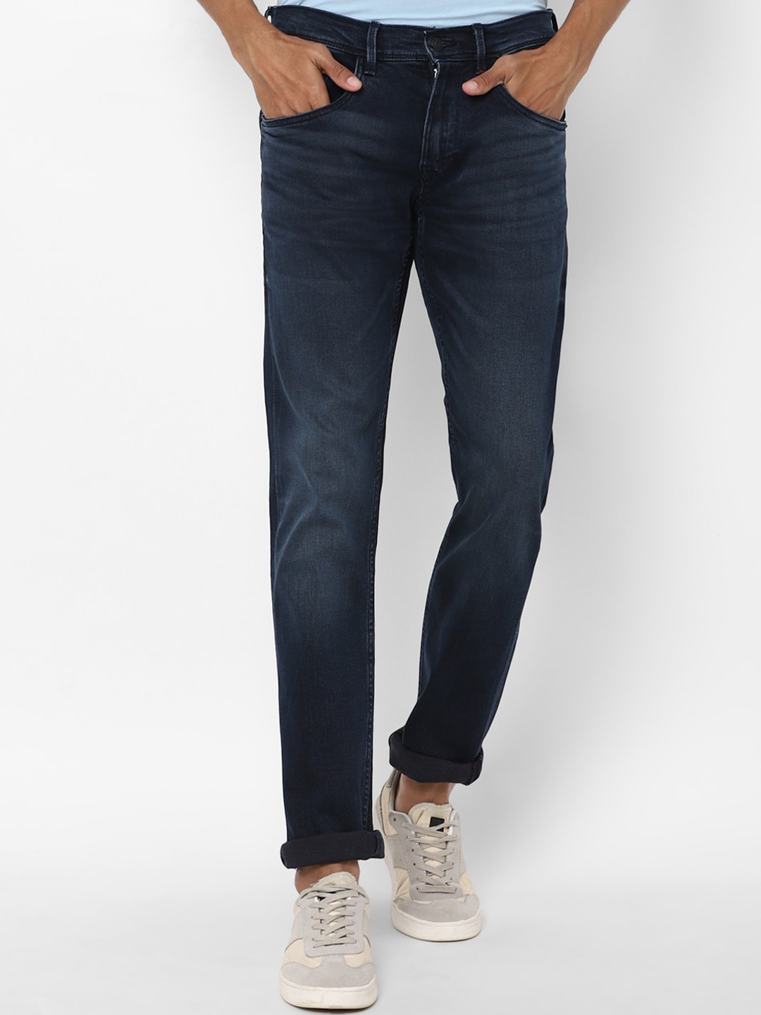 

Allen Solly Men Navy Blue Slim Fit Light Fade Jeans