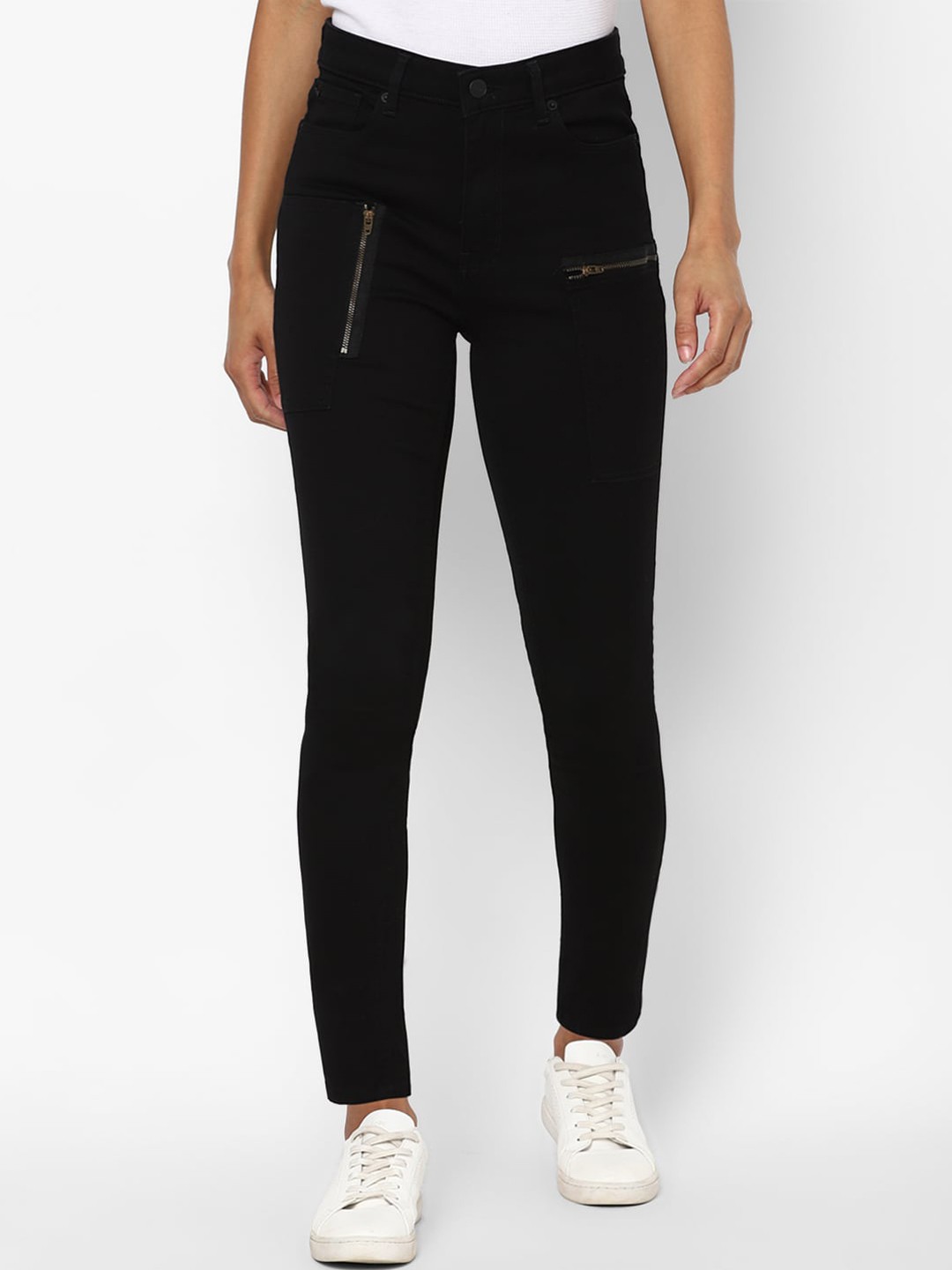 

Allen Solly Woman Women Black Skinny Fit Jeans