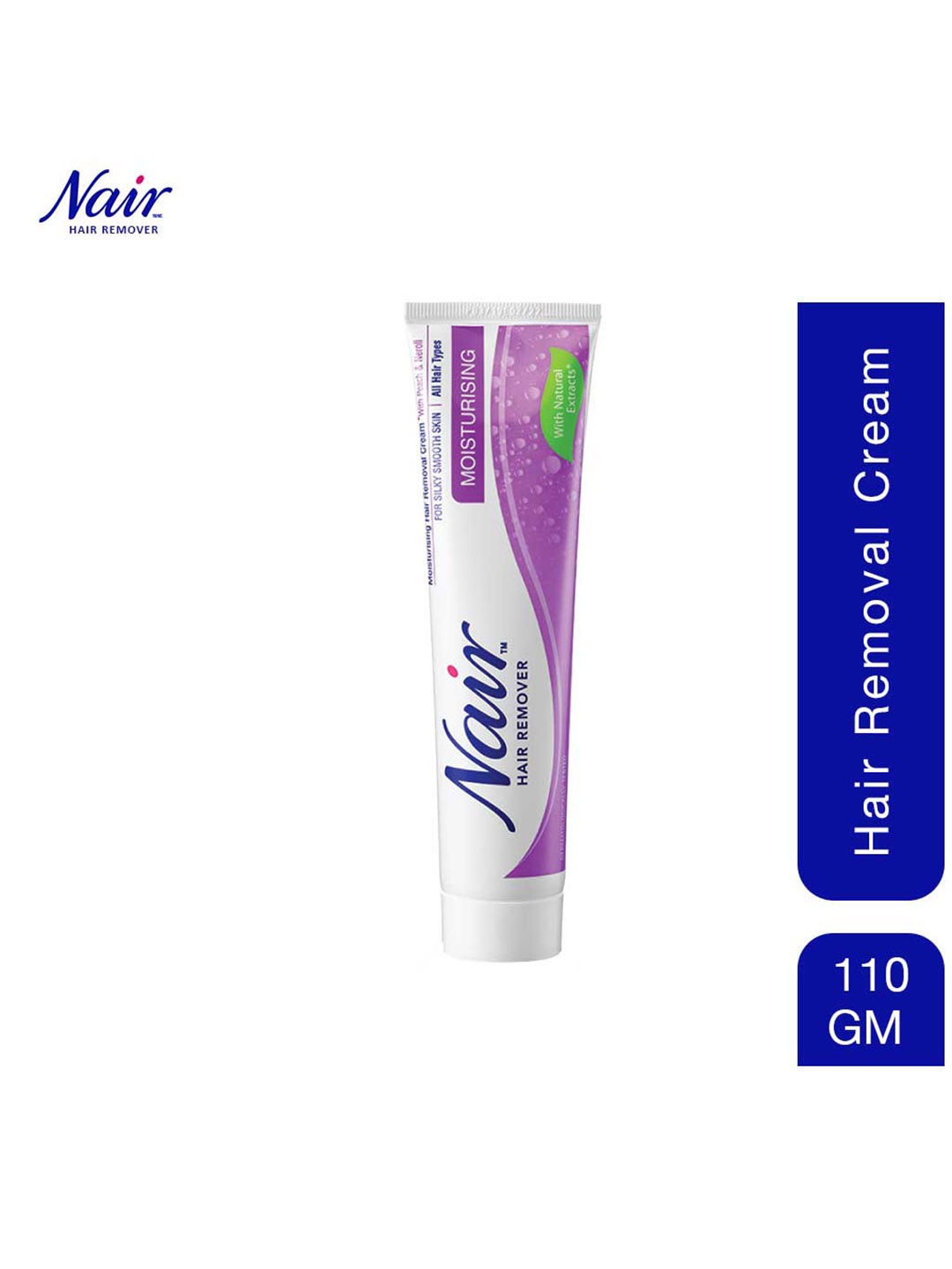 

Nair Moisturizing Hair Removal Cream with Neroli Extract 110 g, White