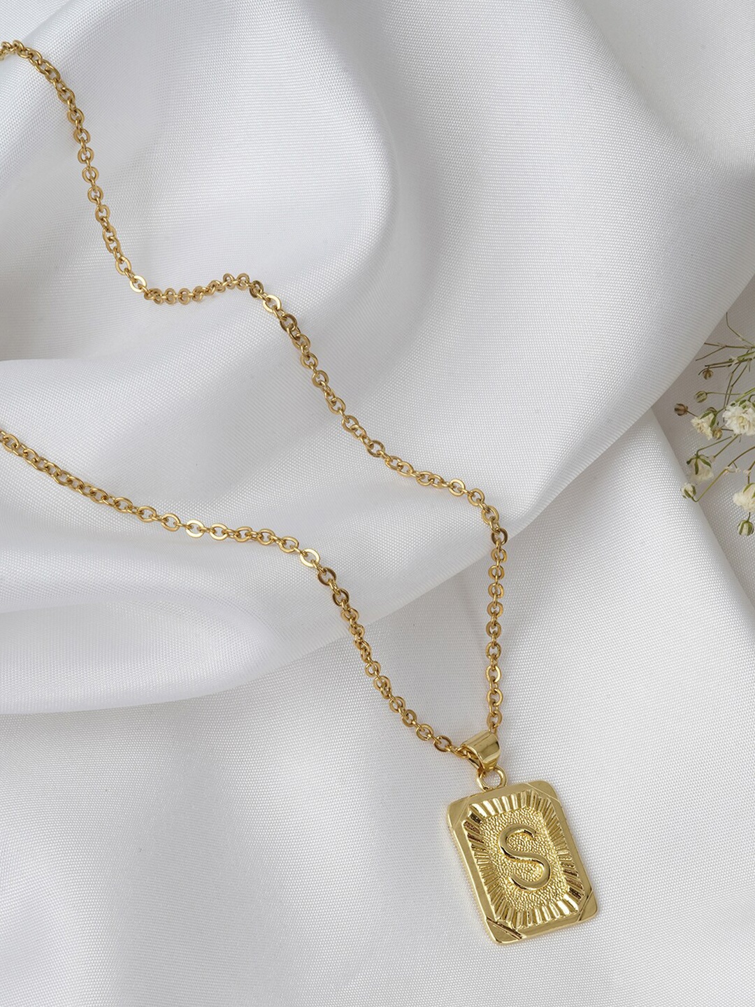 

JOKER & WITCH Gold-Toned Alphabet S Gold-Plated Necklace