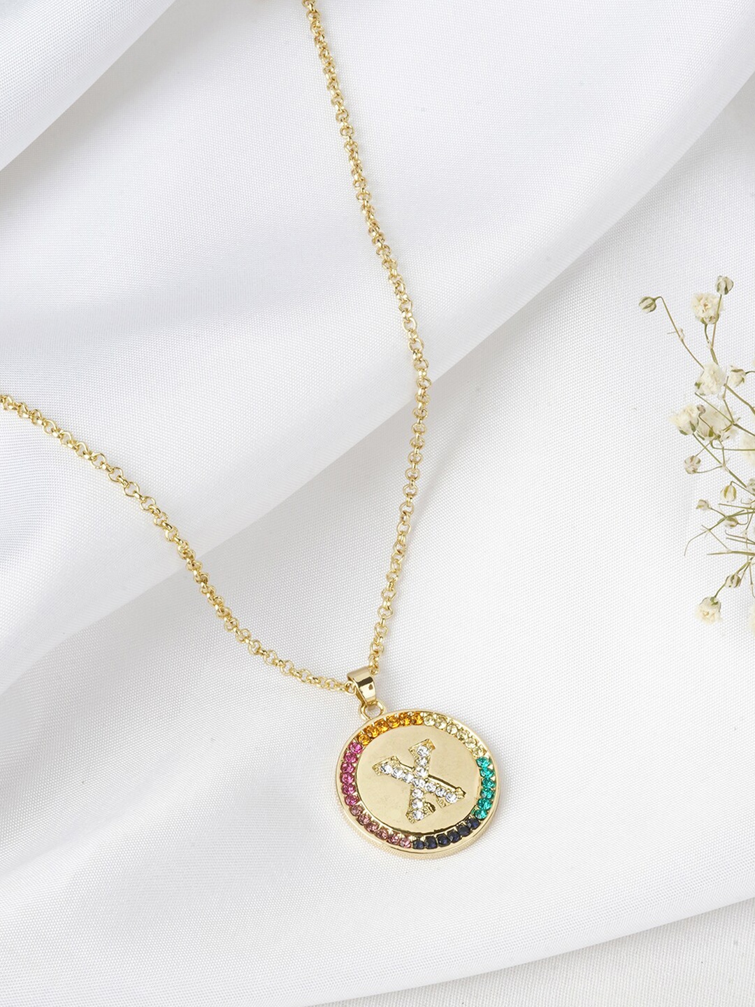 

JOKER & WITCH Gold-Toned Alphabet X Necklace