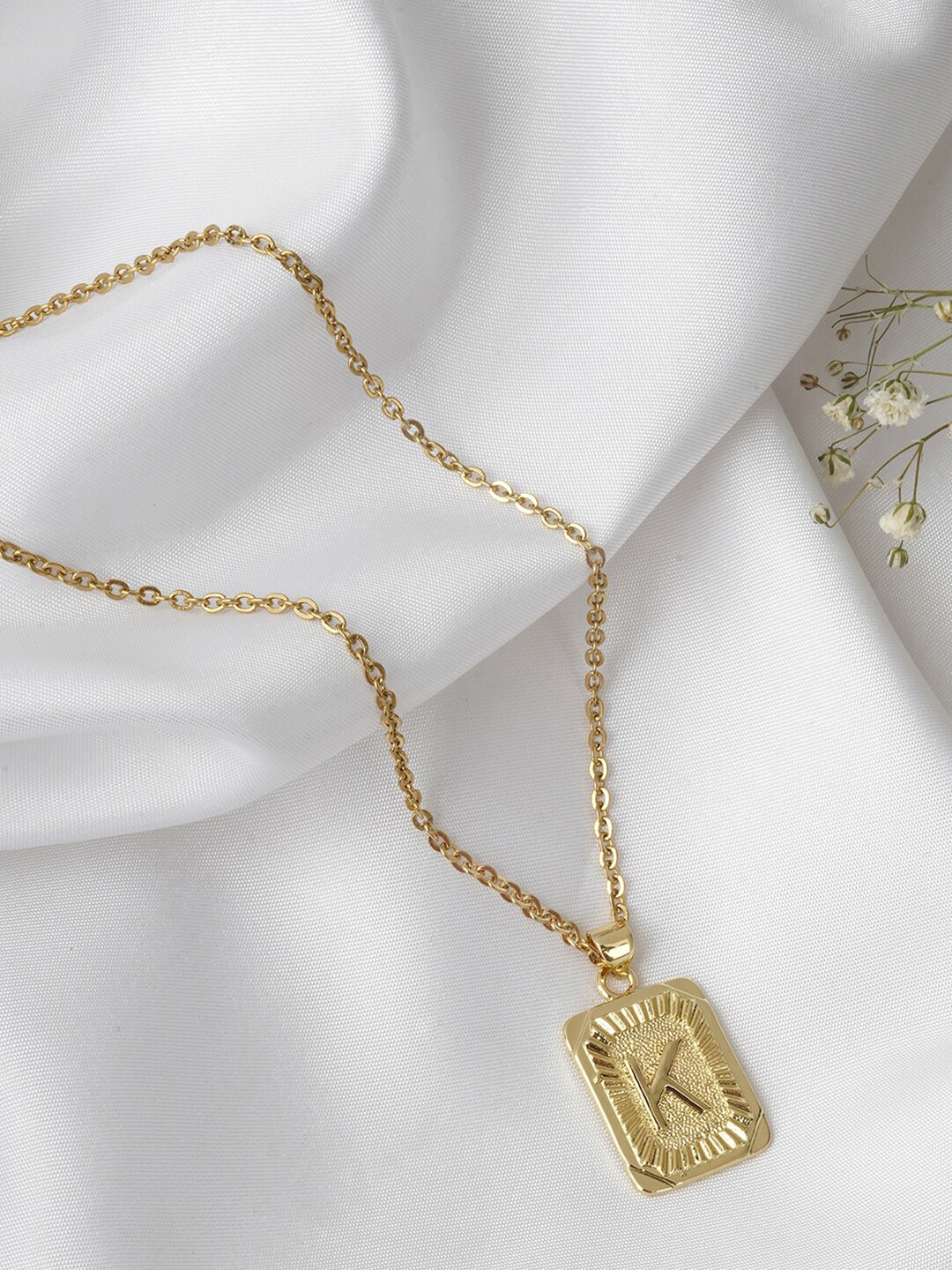 

JOKER & WITCH Gold-Plated Alphabet K Enamelled Chain