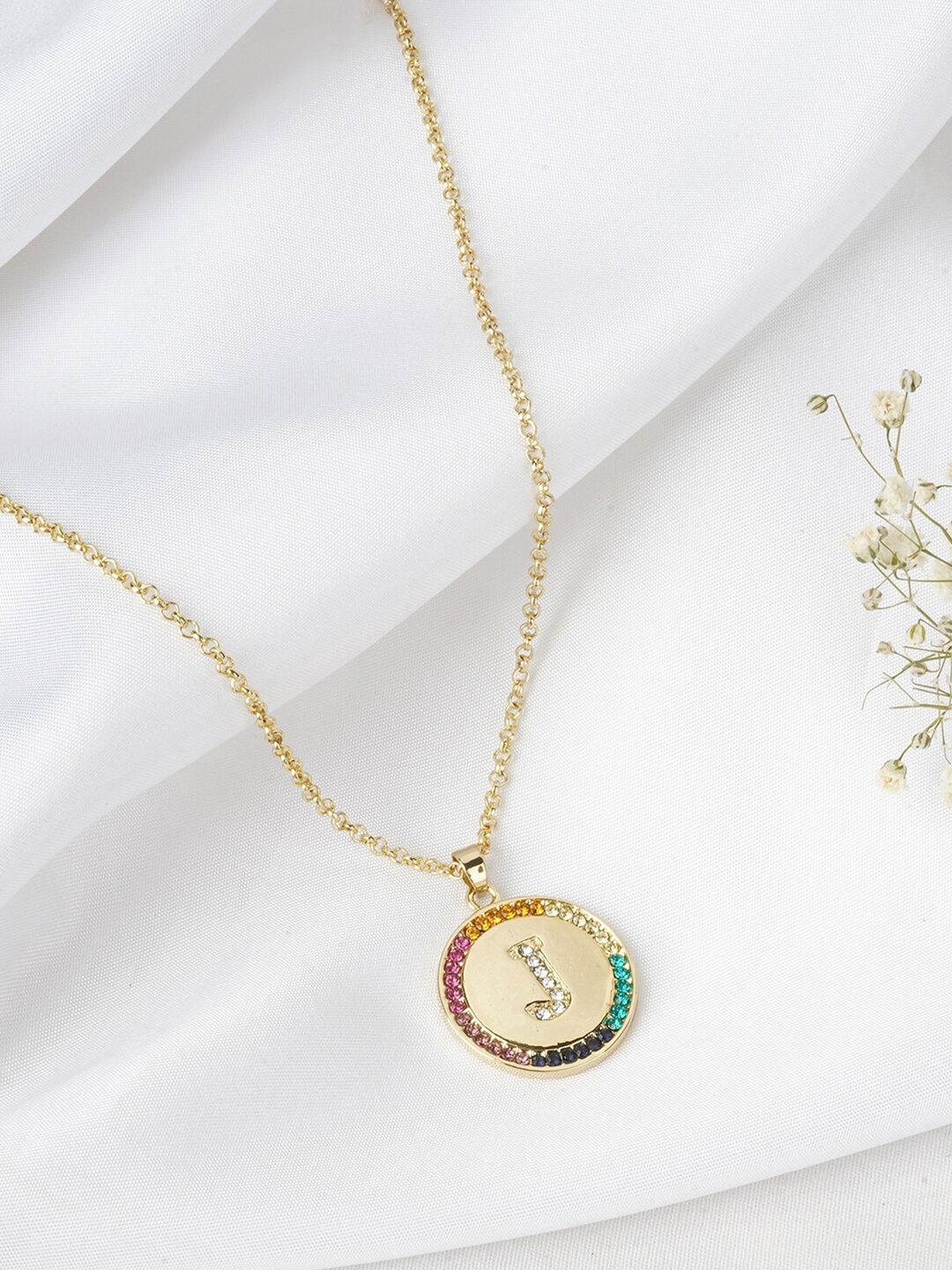 

JOKER & WITCH Gold-Toned Pink Necklace