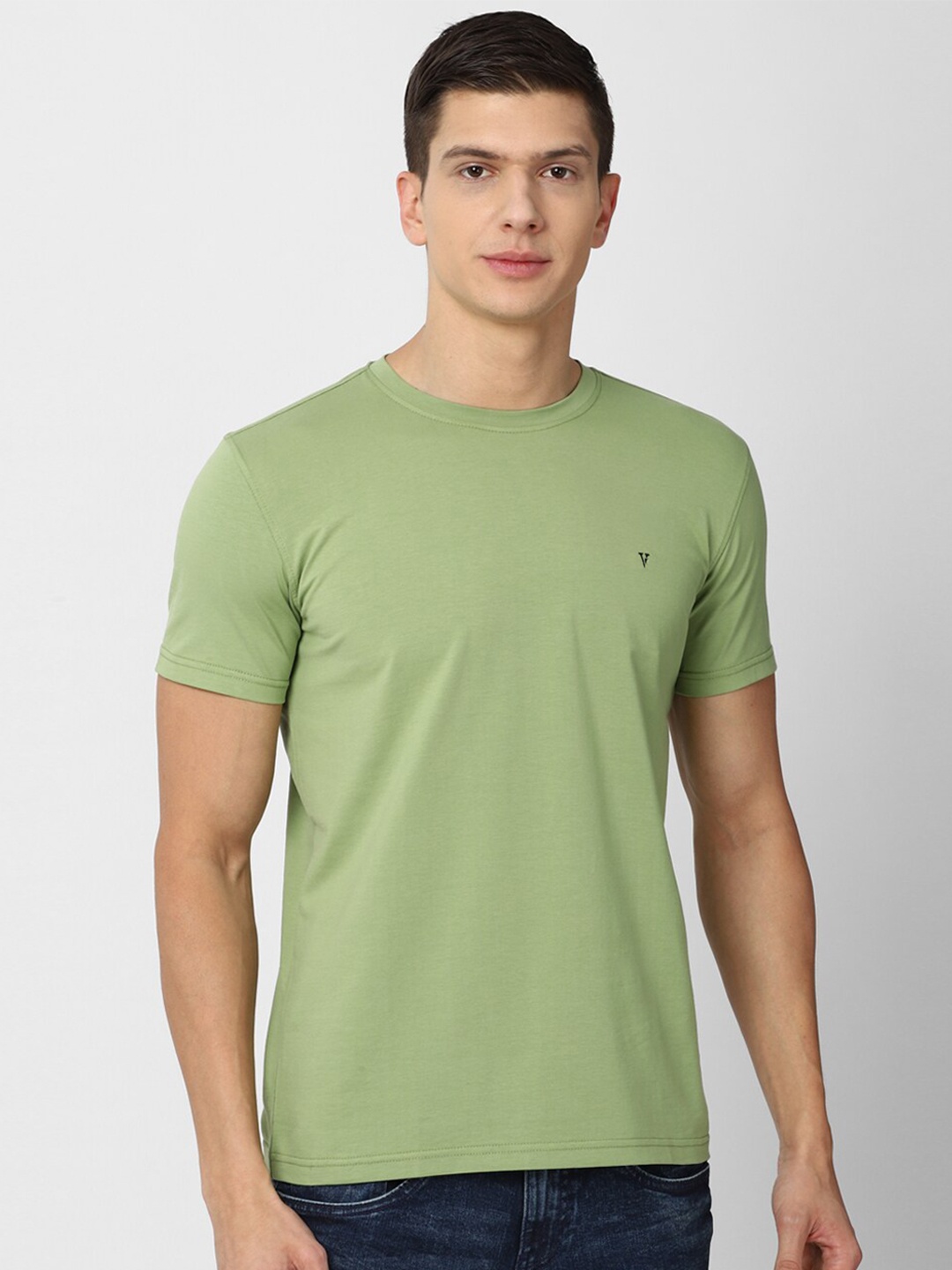 

Van Heusen Sport Men Green T-shirt