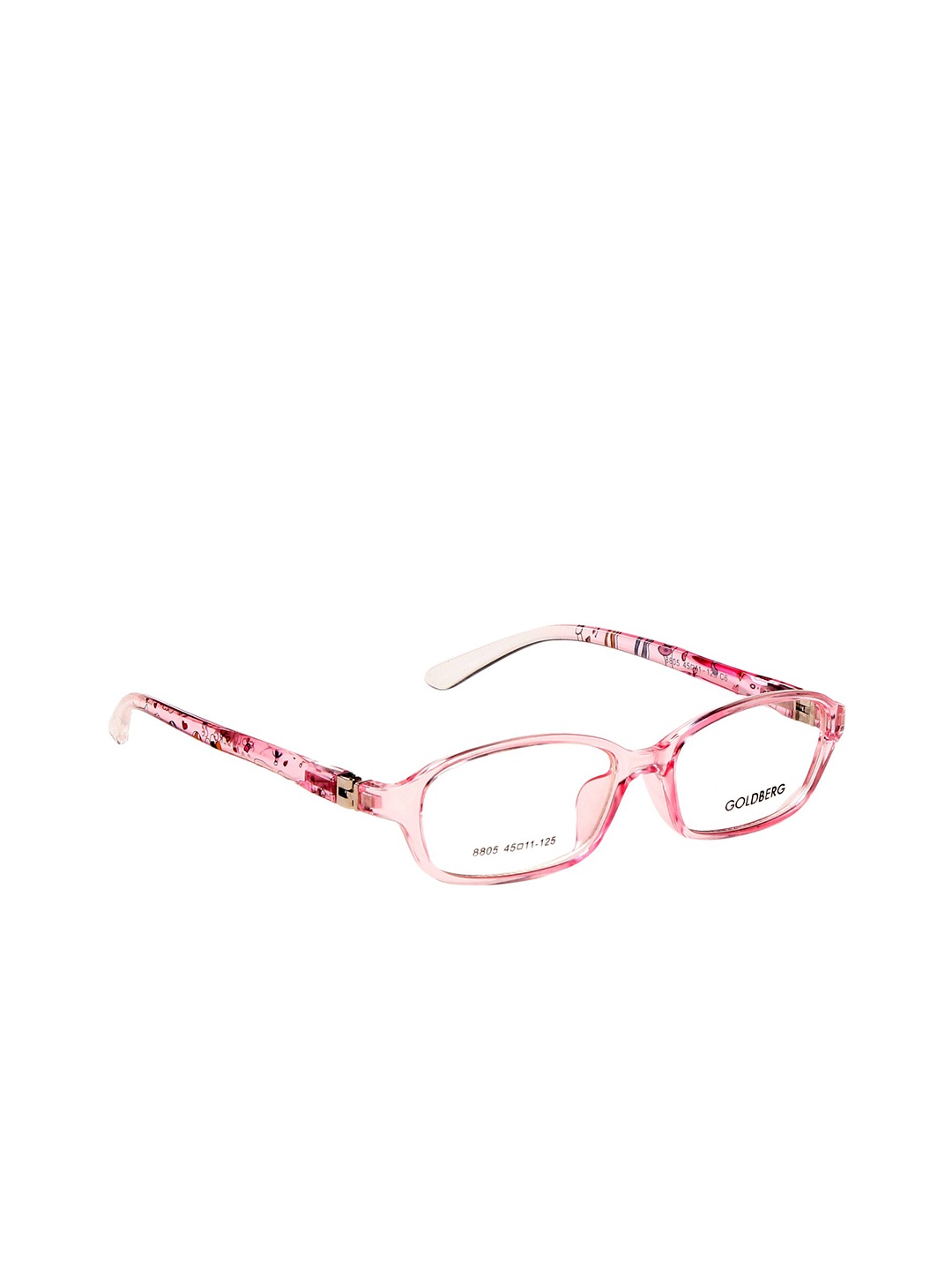 

Gold Berg Unisex Pink Full Rim Rectangle Frames