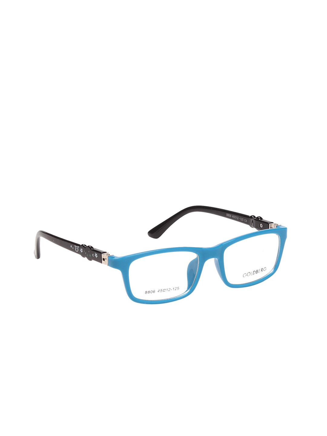 

Gold Berg Blue & Black Full Rim Wayfarer Frames