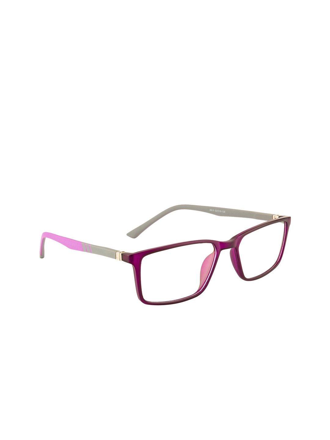 

Gold Berg Unisex Purple & Pink Full Rim Wayfarer Frames Eyeglasses