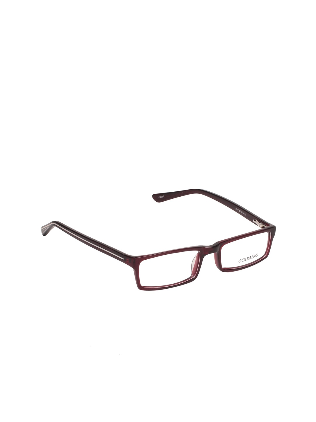 

Gold Berg Unisex Maroon Full Rim Rectangle Frames