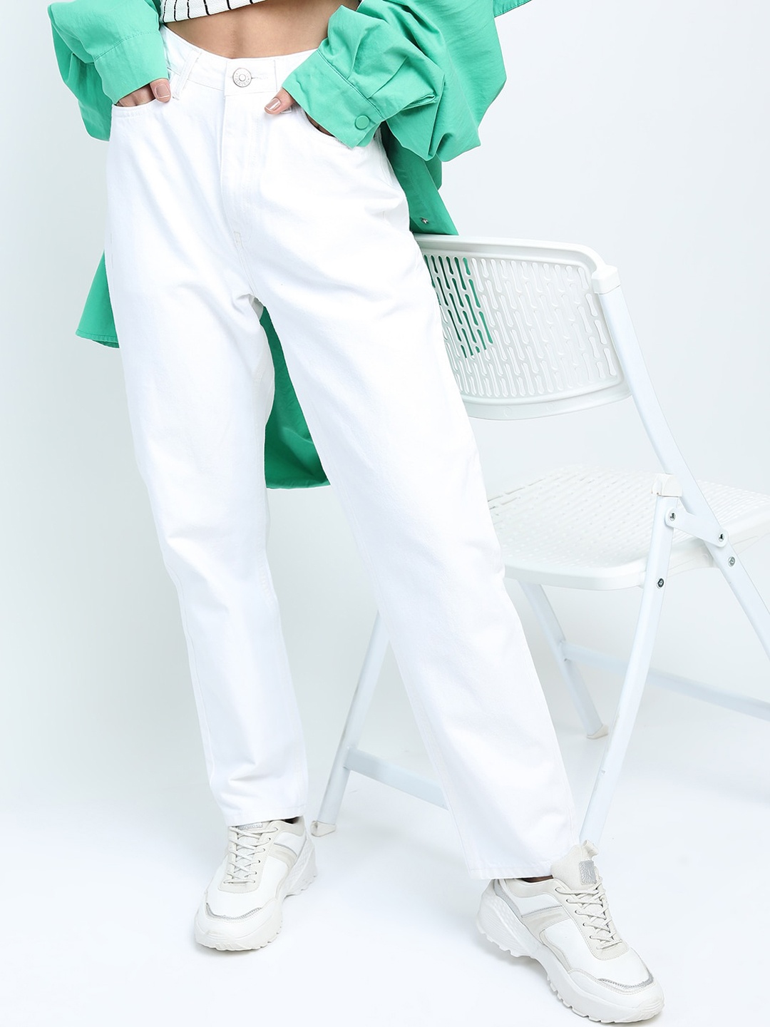 

Tokyo Talkies Women White Jeans