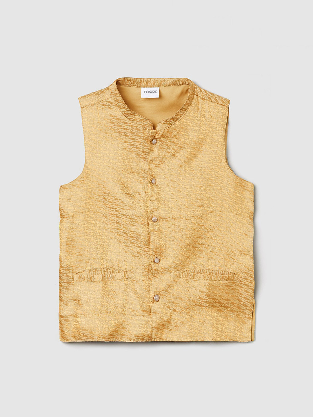 

max Boys Gold-Toned Tailored Jacket