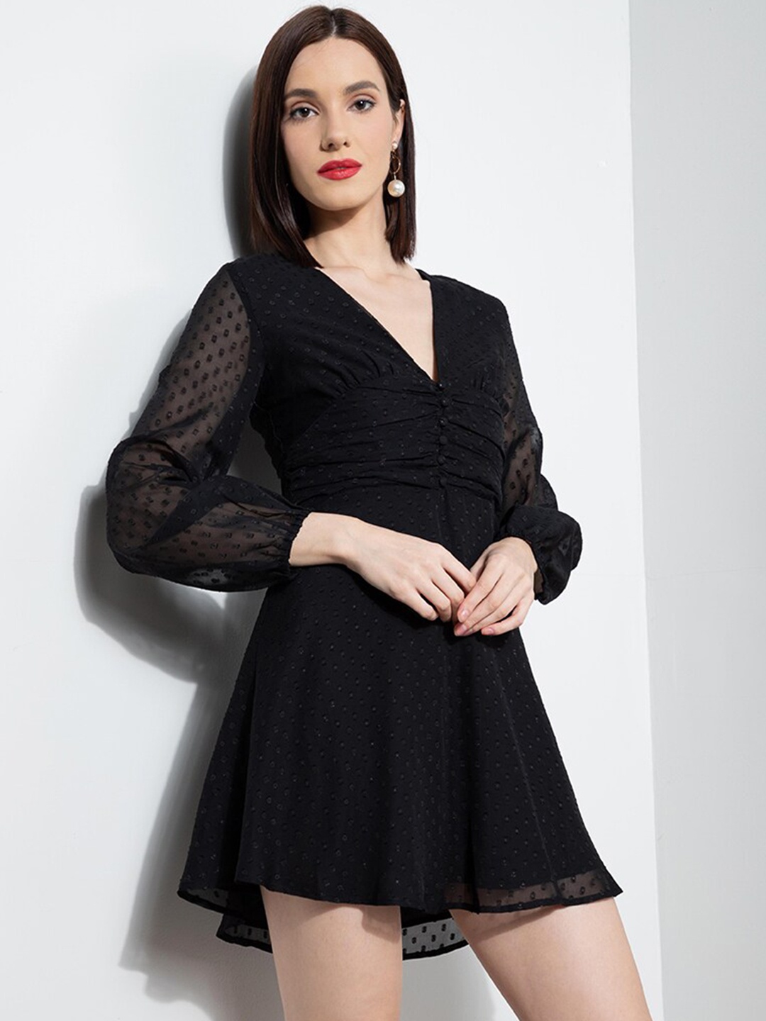 

ZALORA OCCASION Black A-Line Dress