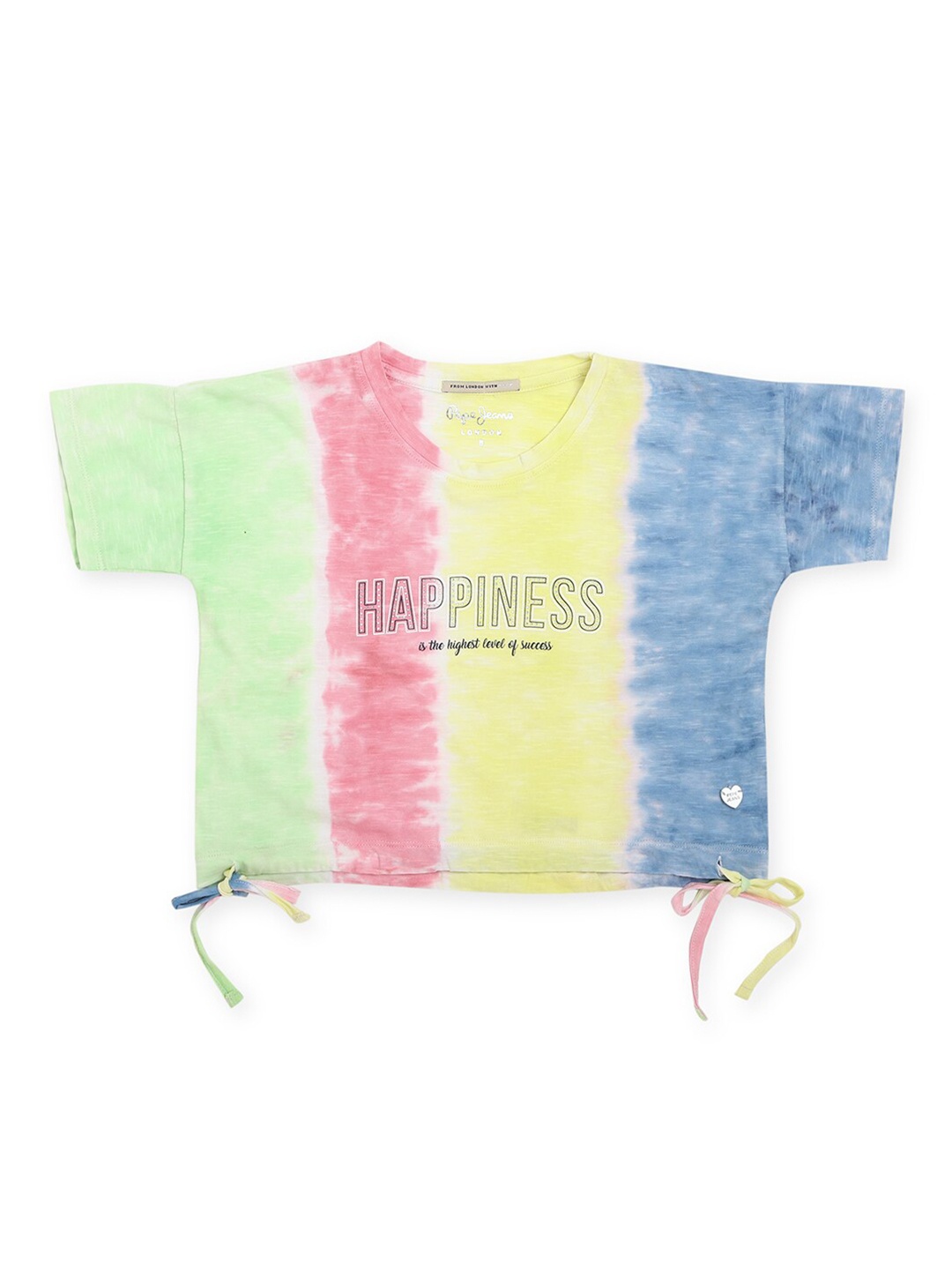 

Pepe Jeans Girls Multicoloured Dyed Bohemian T-shirt, Multi